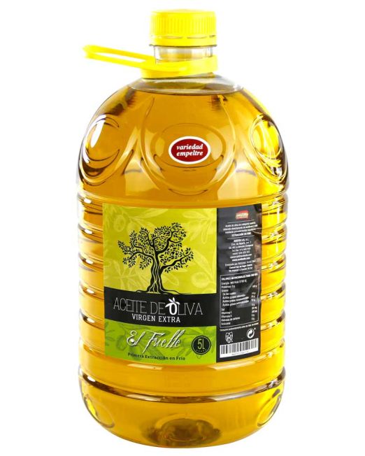 aceite de oliva virgen estra empeltre 5 litros
